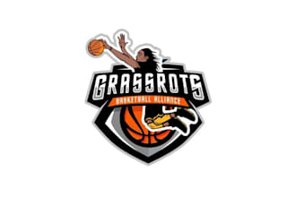 design fantastic beautiful basketball club logo