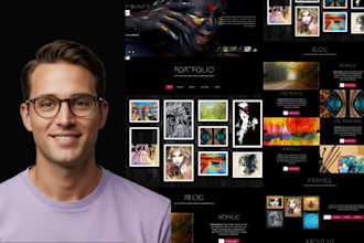 build squarespace artist website artwork  illustration website portfolio website