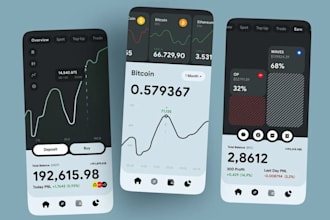 develop a crypto wallet app fintech app blockchain app fiat mobile wallet app