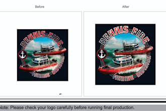 do vector trace, redraw your logo, icon, and any design