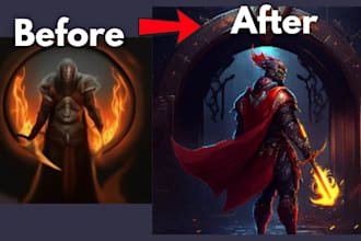 fix, enhance, or edit your ai generated art professionally