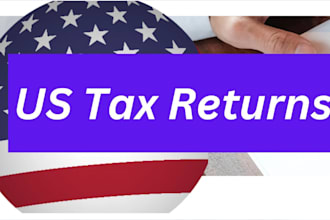 prepare and efile USA tax return for individual, business, llc, c corp, s corp