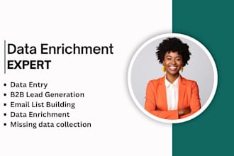 do data enrichment, gather contact information, data collection, and data mining