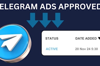 guarantee telegram ads, fix ads review, fragment verify, approved telegram ads
