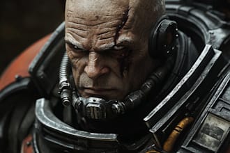create a fantasy or warhammer 40k character