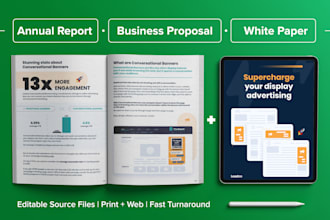 design impactful reports, proposals and white papers