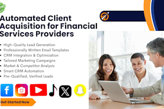 do financial advisor social media marketing manager income tax leads generation
