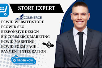 bigcommerce website product upload ecwid store build website ecwid store seo