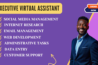be your personal executive virtual assistant and social media manager