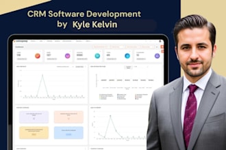 develop CRM website, CRM web app,web portal, saas CRM software