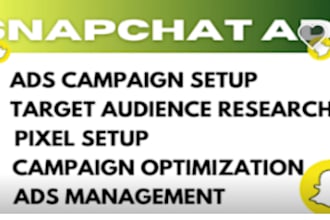 setup and manage your snapchat ads campaign