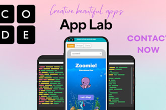 develop custom apps on applab code,org fast with beautiful UI