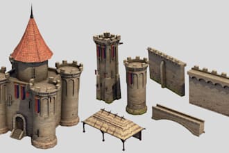 create unreal engine 3d game environment 3d model vrchat world realistic