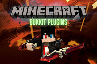 create spigot, java, bukkit or paper minecraft plugins for your minecraft server