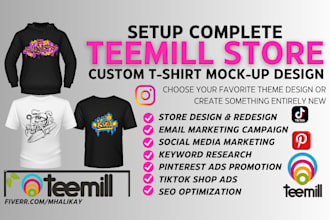 boost teemill print on demand SEO website social media ads marketing promotion