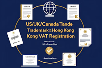 be your US, uk, canada licensed trademark attorney, amazon brand registry, uspto
