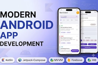 develop android app using kotlin, jetpack compose and mvvm