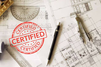 do texas, california, florida review pe stamp, city permit structural floor plan