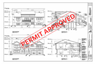 site plan city permit architectural design 2d floor mep plan city permit stamp