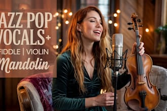 sing your jazz pop with fiddle violin mandolin