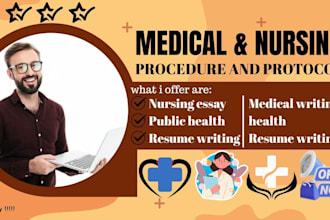 do a medical article, systematic review, SEO writing and medical research