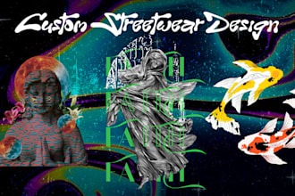 create streetwear tshirt or illustration for tshirts