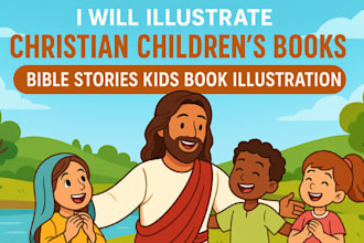 illustrate christian childrens books and bible stories for kids