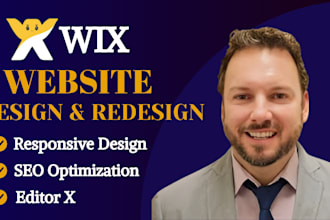 design wix or design a wix website design or wix online store