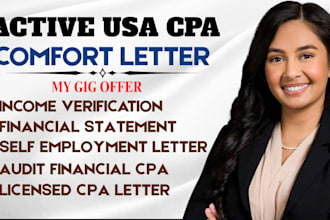 audit review, comfort letter, CPA USA, CPA letter, profit and loss,