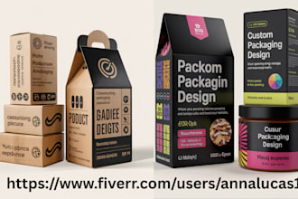 design fantastic packaging and box for amazon shopify and retail