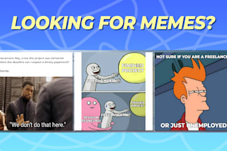 create funny viral memes for any social media