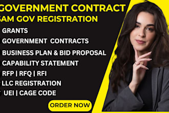do llc formation, winning government contracts, rfp, bid proposal