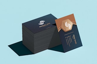 design professional modern business card design