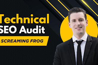 audit your website using screaming frog and deliver a full SEO report