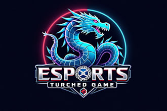 design awesome electric dragon logo with unlimited revisions