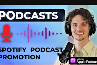 increase monthly downloaders listener, spotify podcast promotion apple podcast