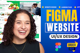 do figma website design, figma landing page, website ui ux design website mockup