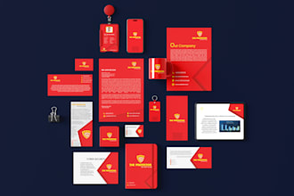 do minimalist, modern, unique business card design and stationery
