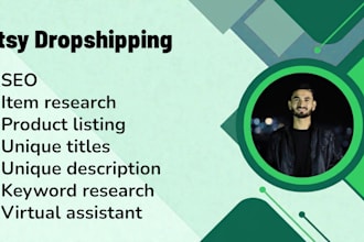 do etsy drop shipping and list top selling product