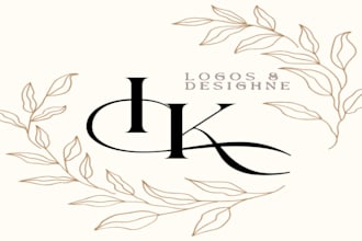 do professional monogram and typography logofor businesses and personal brand