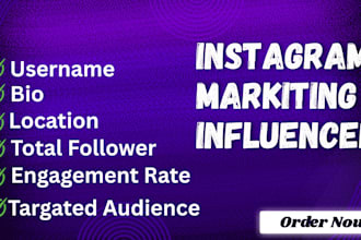 find best instagram influencer, list of influencer