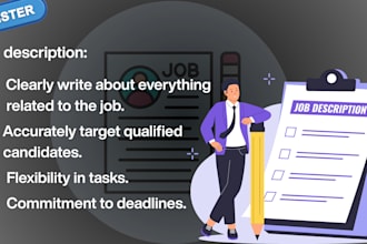 write a job description to help you find the right employee