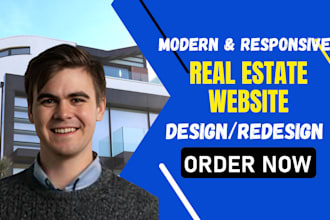 design real estate website with idx mls integration using wordpress or wix