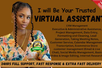 be your personal executive virtual assistant and administrative secretary USA UK