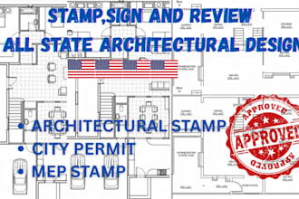 draw stamp and seal drawings as a licensed civil and structural engineer