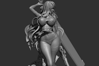 anime toy designs sci fi nsfw character,3d figures for printing,collectibles stl