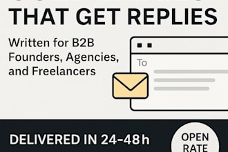 write high converting b2b cold emails for founders and agencies