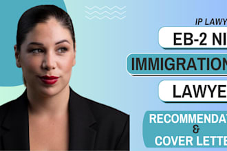 draft your eb2 niw, h1b, e2, l1, eb1a, petition and cover letter