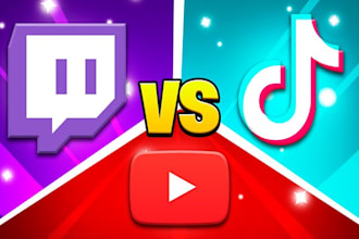 youtube kick twitch tiktok livestream promotion to gain more views and followers