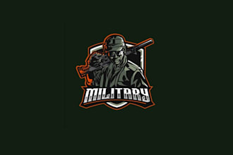 design army and military logo